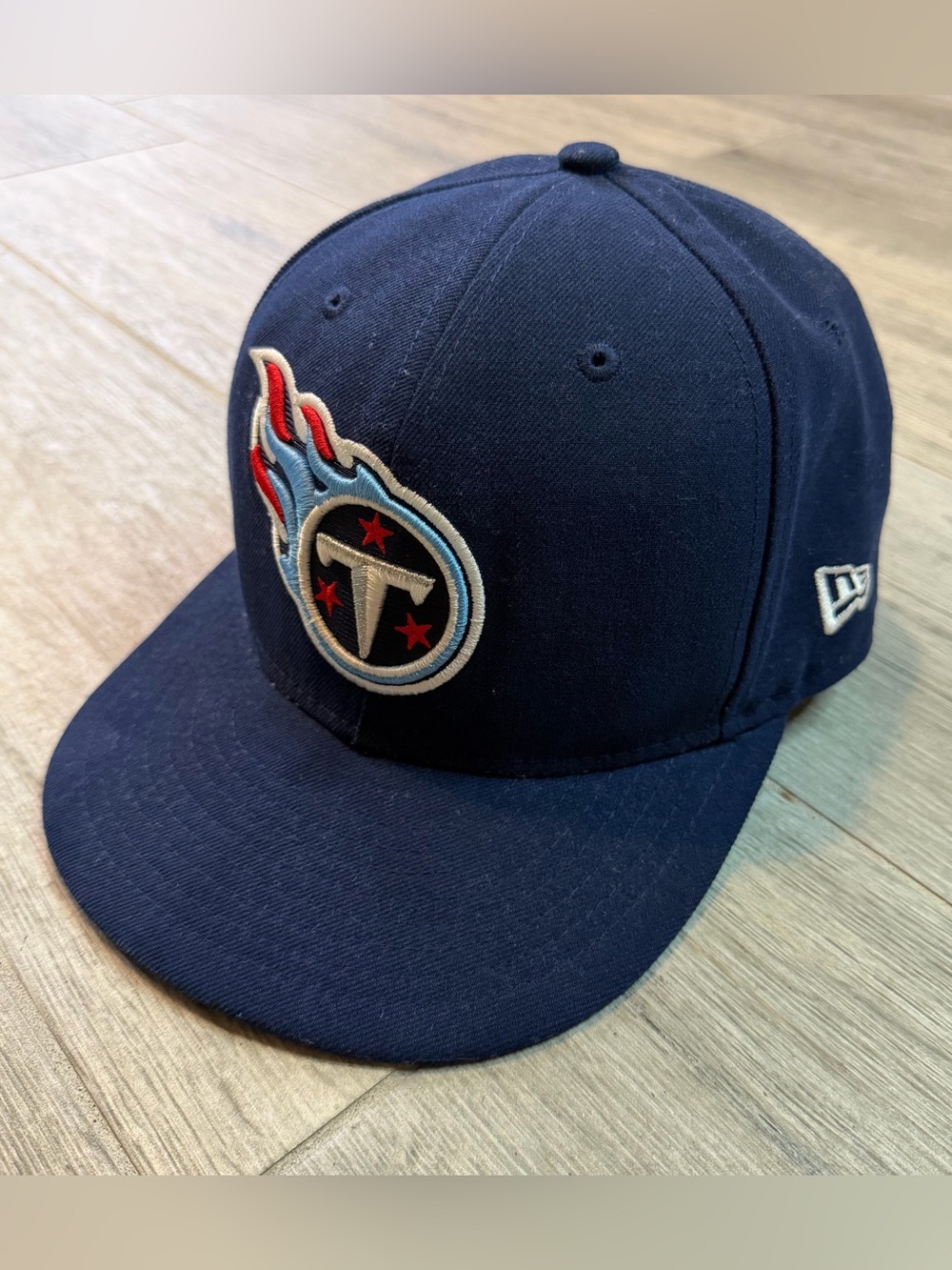 Tennessee Titans Navy Blue New Era 59fifty Fitted Size 7 1/4 Hat Cap